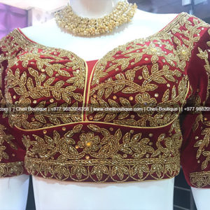 Bridal Hand Embroidery Lehenga