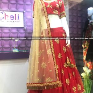 Red Lehenga