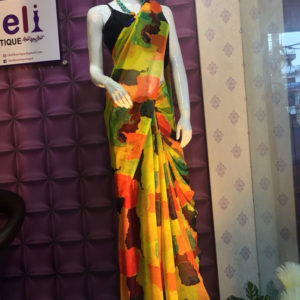 Digital Printed Saree